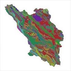 شیپ فایل زمین شناسی استان چهارمحال و بختیاری