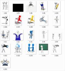 آدمک متحرک برای پاورپوینت (سری هفتم)