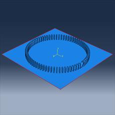 شبیه‌ سازی دومینو در آباکوس به همراه فایل های تحلیل