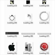مجموعه 213 لوآدینگ (Loading Gitf) مختلف و کاربردی با فرمت GIF