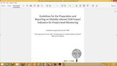 دستورالعمل برای تهیه و گزارش شاخص در سطح جهان مربوط به تاثیر SLM برای نظارت در سطح پروژه