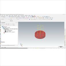 فایل ماشین کاری قطعه کار با نرم افزار مسترکم (Mastercam)  به همراه جی کدهای CNC