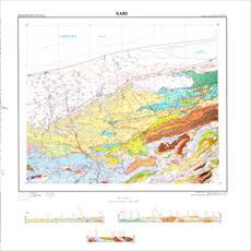 نقشه زمین شناسی ساری