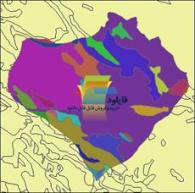 شیپ فایل زمین شناسی شهرستان لنجان واقع در استان اصفهان