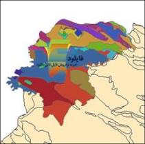 شیپ فایل زمین شناسی شهرستان اندیمشک واقع در استان خوزستان