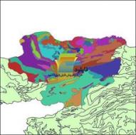 شیپ فایل زمین شناسی شهرستان سقز واقع در استان کردستان