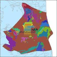 شیپ فایل زمین شناسی شهرستان فهرج واقع در استان کرمان