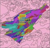 شیپ فایل زمین شناسی شهرستان مهدی شهر واقع در استان سمنان