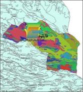 شیپ فایل زمین شناسی شهرستان داراب واقع در استان فارس