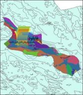 شیپ فایل زمین شناسی شهرستان استهبان واقع در استان فارس