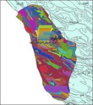 شیپ فایل زمین شناسی شهرستان فراشبند واقع در استان فارس