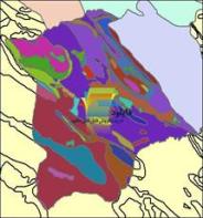 شیپ فایل زمین شناسی شهرستان گچساران واقع در استان کهگیلویه و بویراحمد