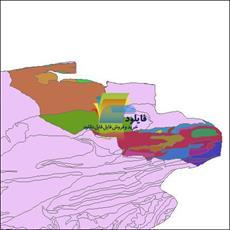 شیپ فایل زمین شناسی شهرستان بهشهر واقع در استان مازندران