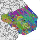 شیپ فایل زمین شناسی شهرستان بهاباد واقع در استان یزد