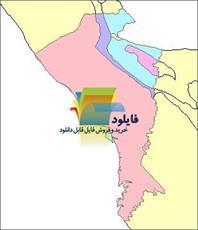 شیپ فایل زمین شناسی شهرستان گناوه واقع در استان بوشهر
