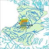 شیپ فایل آبراهه های شهرستان تاکستان واقع در استان قزوین
