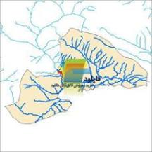شیپ فایل آبراهه های شهرستان چادگان واقع در استان اصفهان