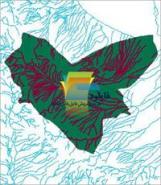 شیپ فایل آبراهه های شهرستان بم واقع در استان کرمان