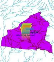 شیپ فایل آبراهه های شهرستان گتوند واقع در استان خوزستان