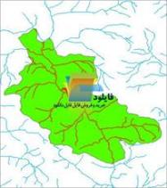 شیپ فایل آبراهه های شهرستان خنداب واقع در استان مرکزی