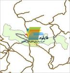 شیپ فایل راه های ارتباطی شهرستان میاندواب واقع در استان آذربایجان غربی