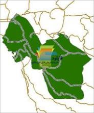 شیپ فایل راه های ارتباطی شهرستان میناب واقع در استان هرمزگان