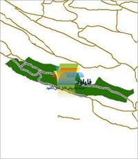 شیپ فایل راه های ارتباطی شهرستان پارسیان واقع در استان هرمزگان