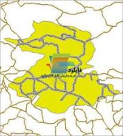 شیپ فایل راه های ارتباطی شهرستان بیجار واقع در استان کردستان