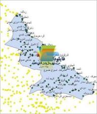 شیپ فایل نقطه ای روستاهای شهرستان پلدشت واقع در استان آذربایجان غربی