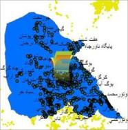 شیپ فایل نقطه ای روستاهای شهرستان زاهدان واقع در استان سیستان و بلوچستان