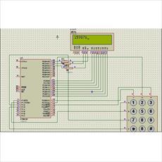 پروژه شبیه سازی با پروتئوس Lcd و کی پد