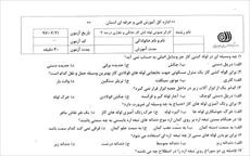 دانلود نمونه سوالات کارگر لوله کشی گاز درجه 3 اسکن برگه آزمون 97/02/21