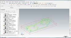 فایل ماشین کاری قطعه کار با نرم افزار مسترکم به همراه جی کدهای CNC