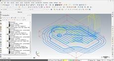 فایل ماشین کاری قطعه کار با نرم افزار مسترکم به همراه جی کدهای CNC