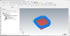 فایل ماشین کاری قطعه کار با نرم افزار مسترکم به همراه جی کدهای CNC