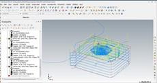 فایل ماشین کاری قطعه کار با نرم افزار مسترکم به همراه جی کدهای CNC