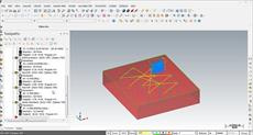 فایل ماشین کاری قطعه کار با نرم افزار مسترکم به همراه جی کدهای CNC