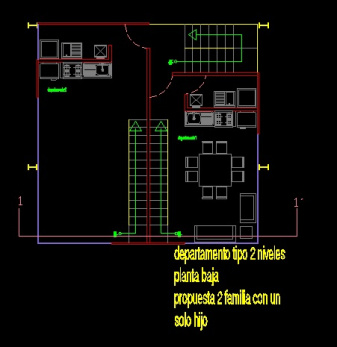 فایل اتوکد پلان معماری طبقه پنجم آپارتمان مسکونی 5 طبقه کامل قابل ویرایش