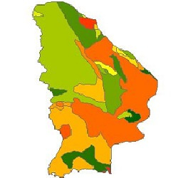 نقشه ی زمین شناسی شهرستان سردشت