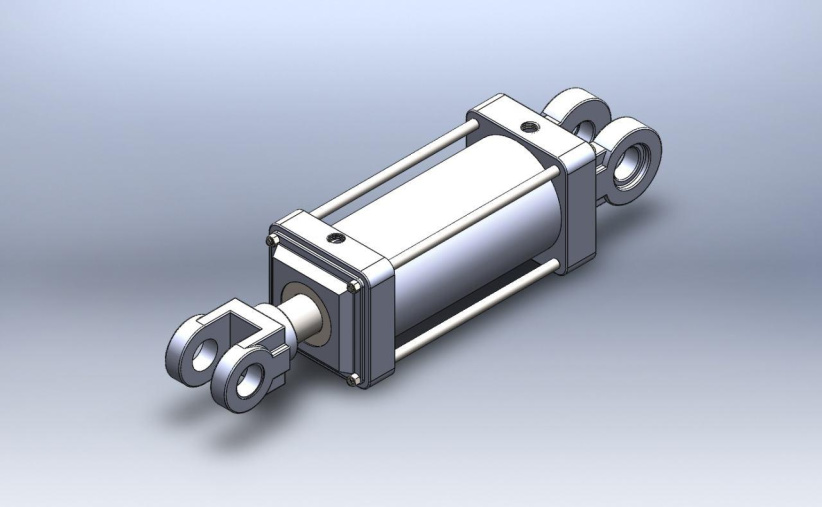 طراحی یک سیلندر هیدرولیک در سالیدورک