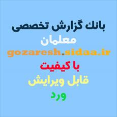 ‏گزارش تخصصی دبیر کار و فناوری :