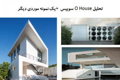 پاورپوینت تحلیل O House سوییس و یک نمونه موردی دیگر