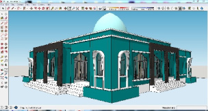 مسجد 3 بعدی  .......... A9 ........... شامل (تنها) فایل 3 بعدی اسکچاپی
