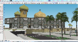 مسجد 3 بعدی  .......... A10 ........... شامل (تنها) فایل 3 بعدی اسکچاپی