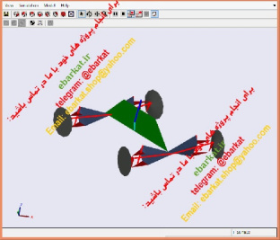 دانلود پیاده سازی و شبیه سازی حرکت ماشین 4 چرخ  با تعلیق و یک بازوی روباتیک با استفاده از سیمولینک متلب