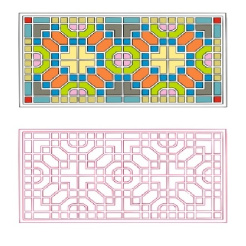 طرح چوبینه ,در و پنجره قدیمی اسلیمی و تذهیب