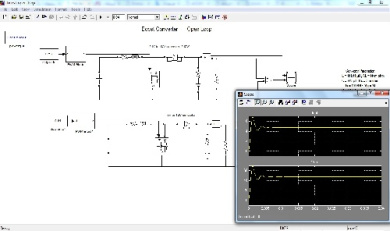 شبیه سازی مبدل بوست حلقه باز در سیمولینک