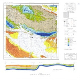 نقشه زمین شناسی دهلران با مقیاس 100000/ 1