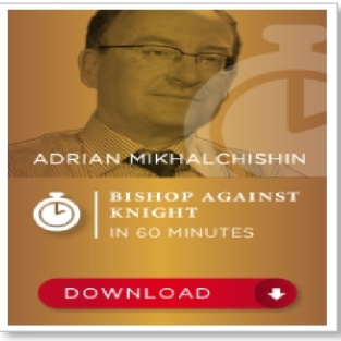 فیلم شطرنج وسط بازی شطرنج فیل در مقابل اسب نسخه  Bishop against Knight - mp4