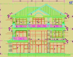 فایل اتوکد پروژه مسکونی شماره  1B